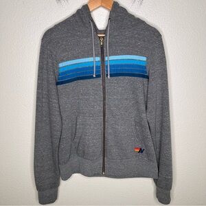 Aviator Nation 5 Stripe Hoodie medium